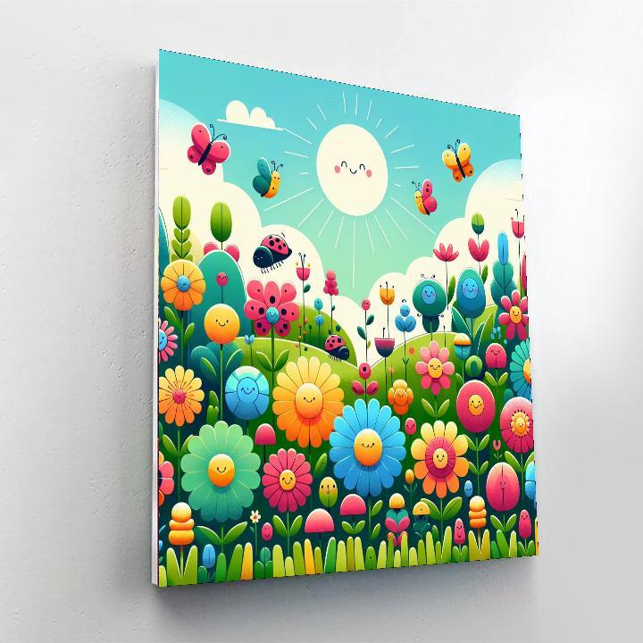 Wonderful Wildflowers Painting Number Kit