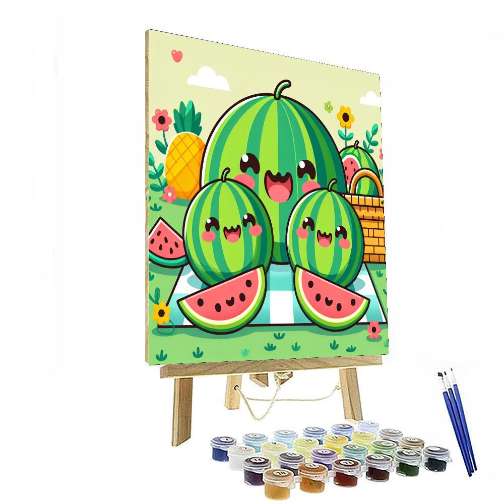 Wonderful Watermelons Paint By Numbers Kits