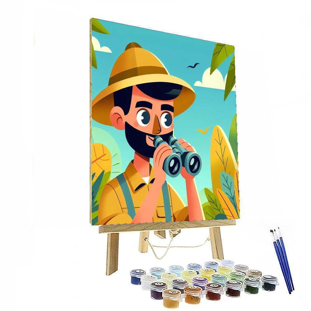 Safari Explorer's Challenge Painting By Numbers Kit