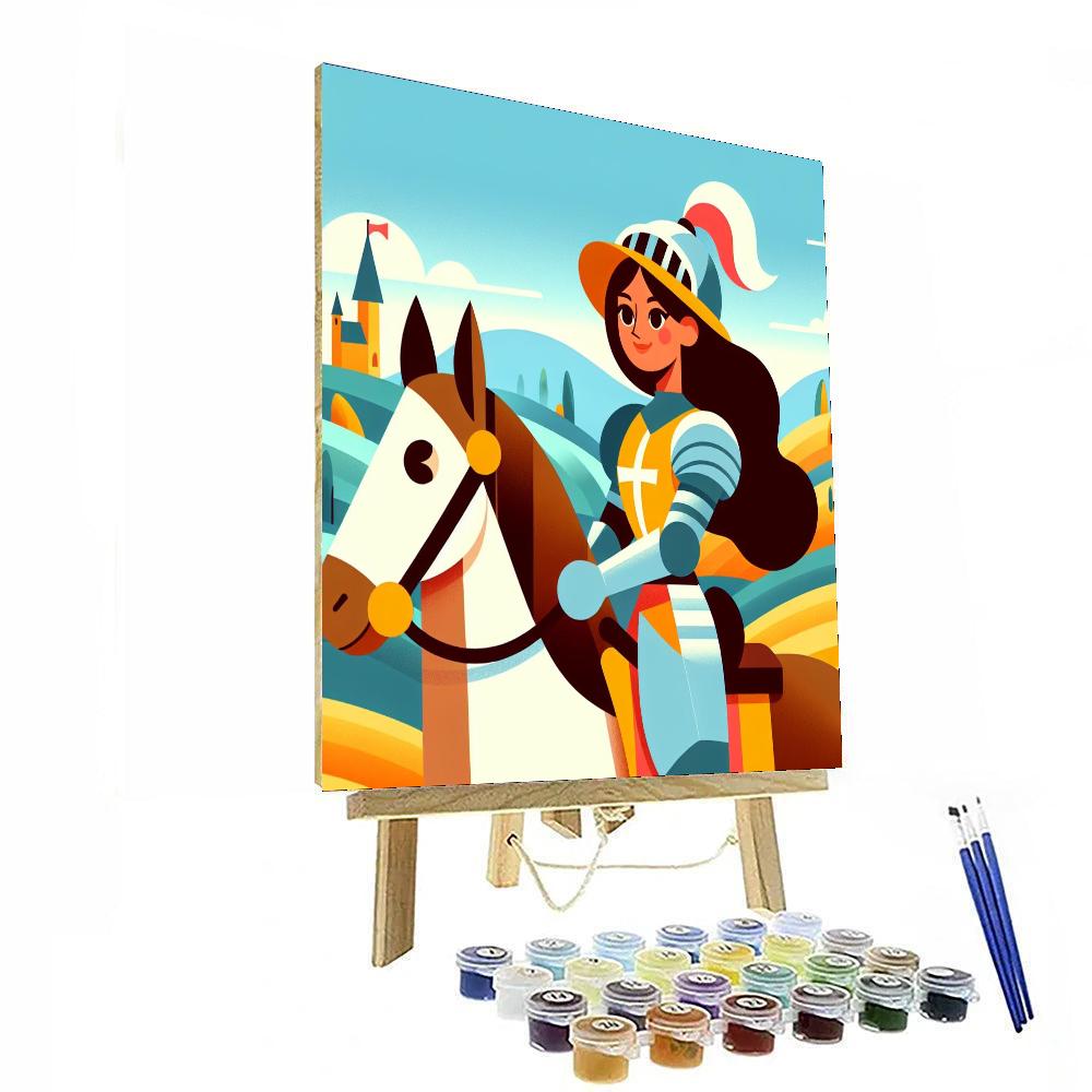 Knight's Quest For Valor DIY Paint By Numbers
