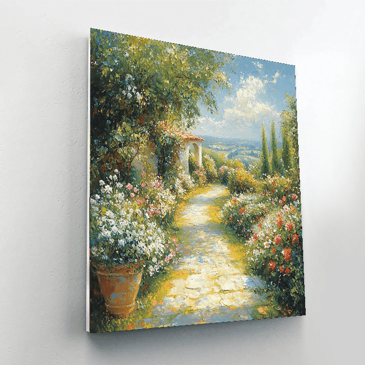 John Constable Inspired Vibrant Pathway  Paint By Numbers Kits
