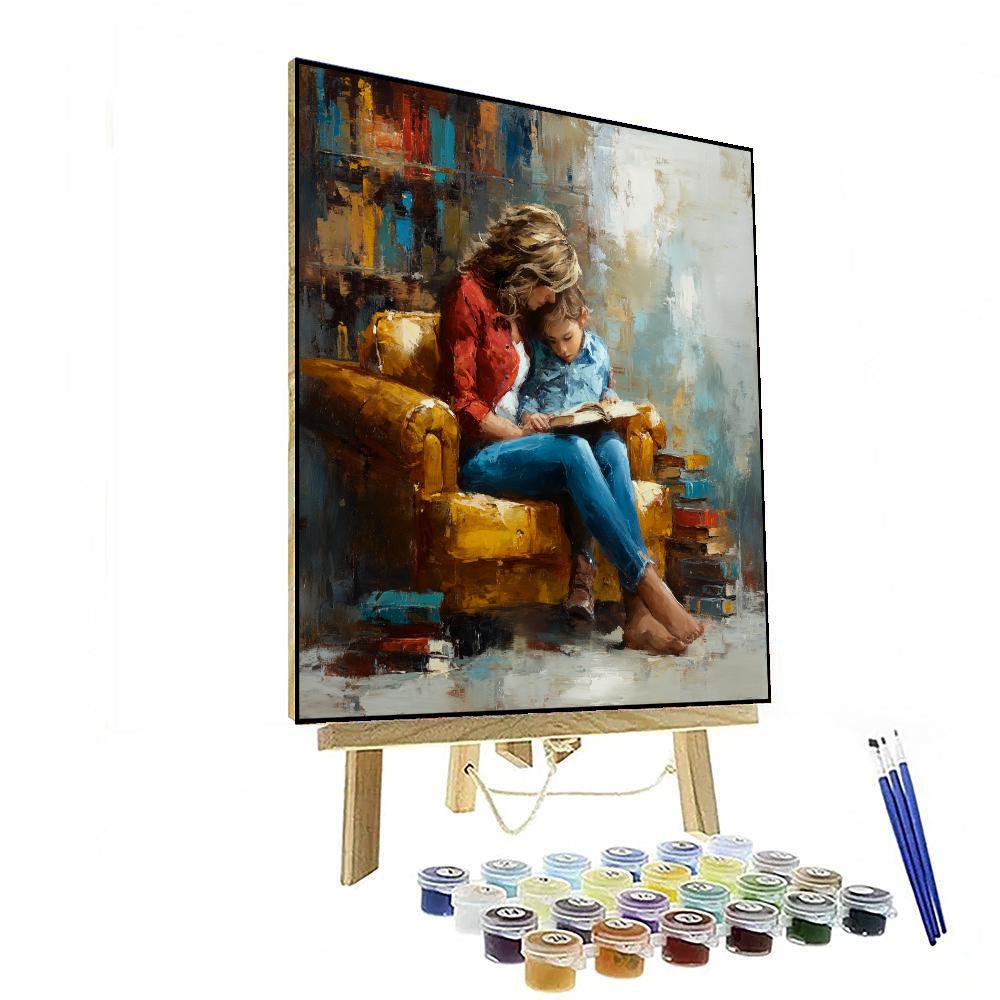 A Cozy Reading Nook Paint By Numbers Kits