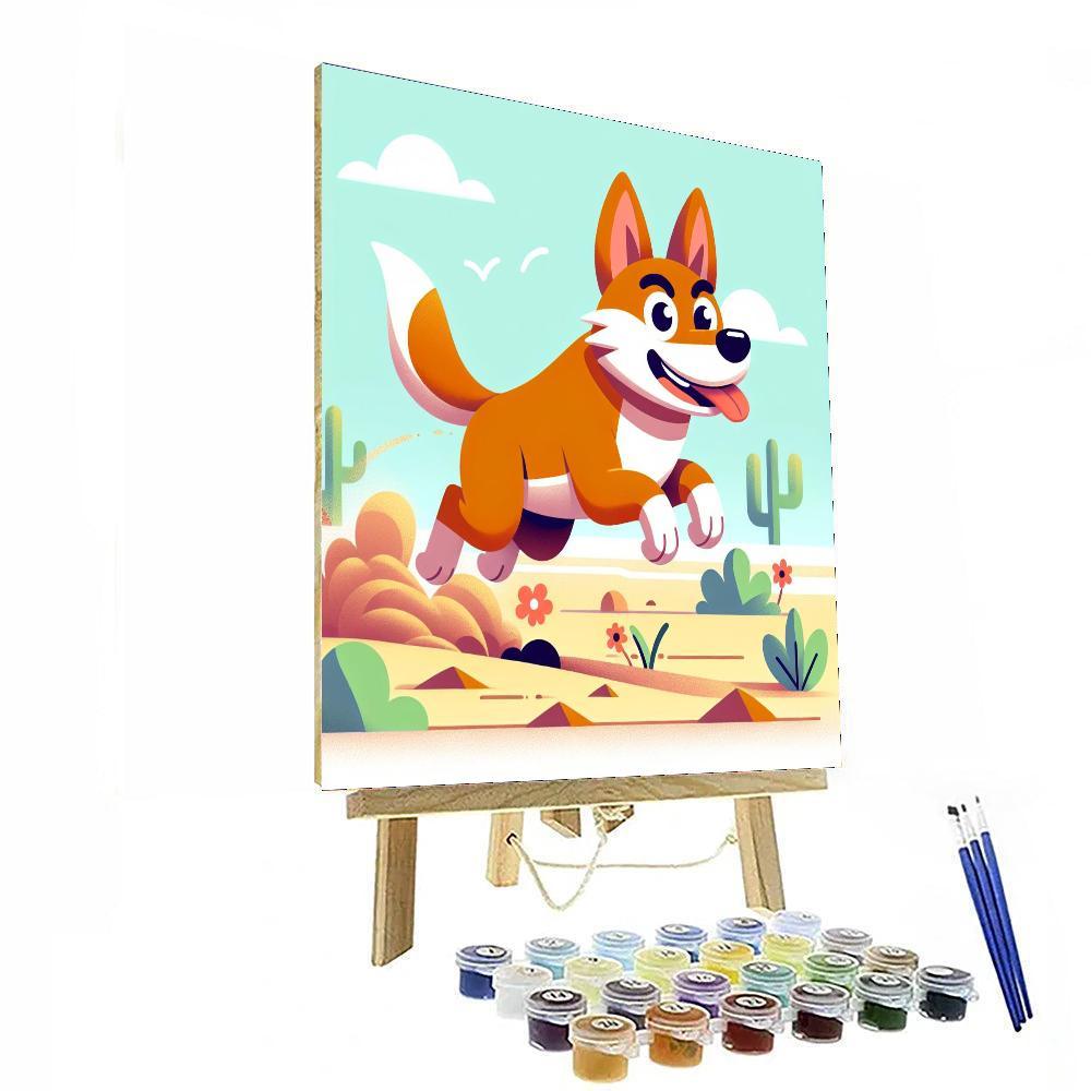 Daring Dingo Paint By Numbers Art