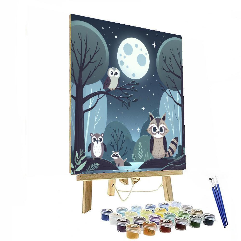 Moonlit Forest Mysteries Paint By Numbers Kits