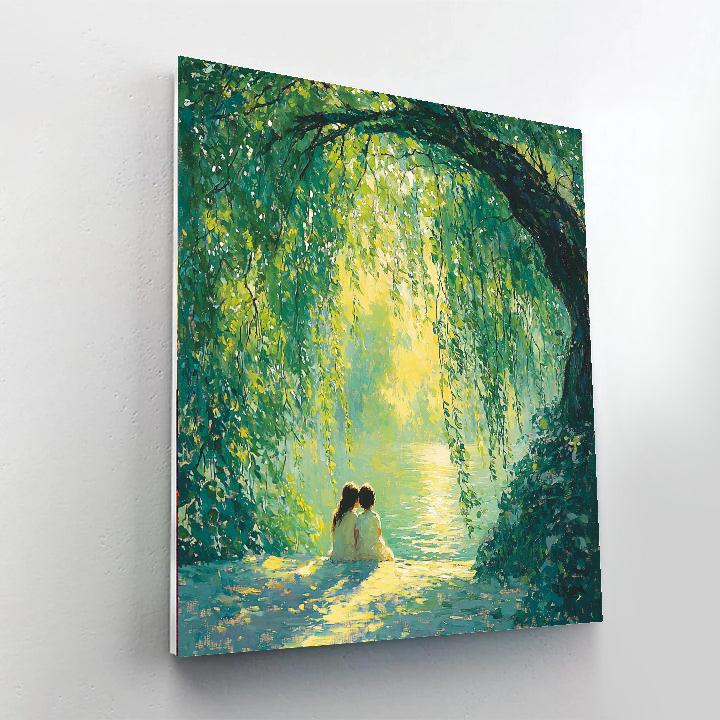 Dreaming Under The Willow Numbered Painting Kits