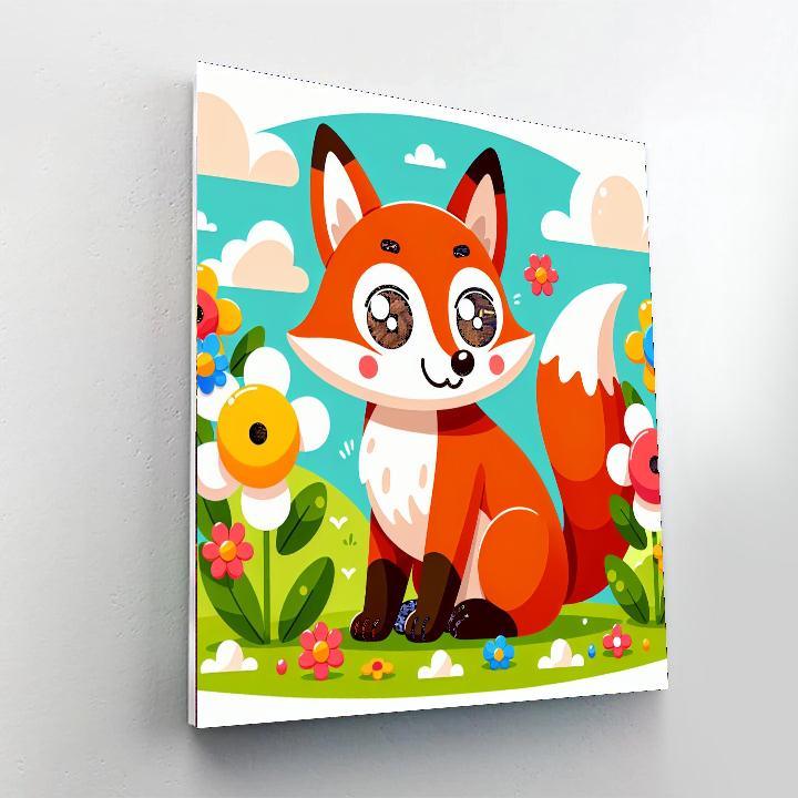 Curious Fox Adventure Paint By Number