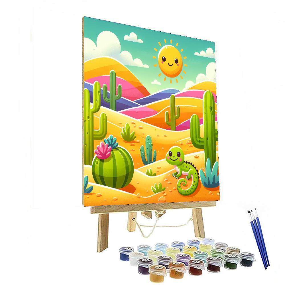 Desert Wonders Number Painting