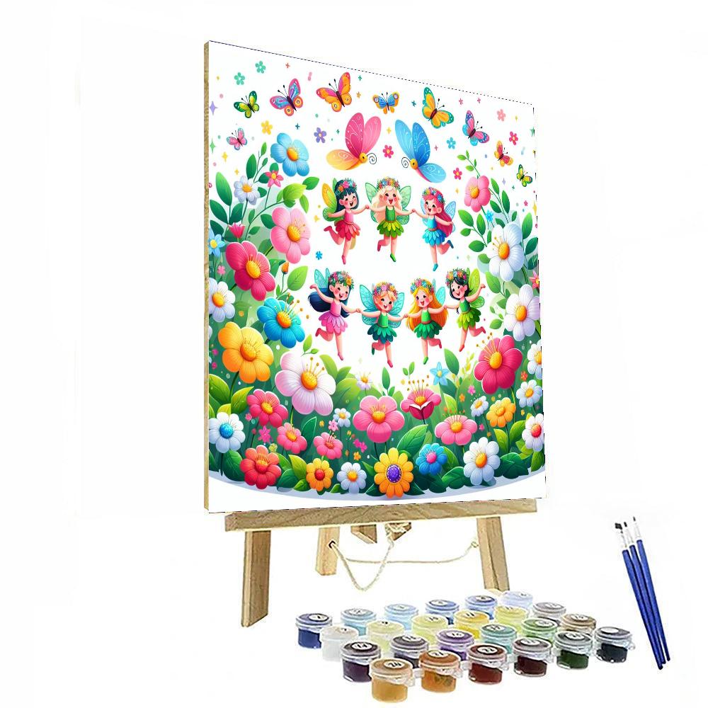 Fantasy Fairy Circle Number Painting