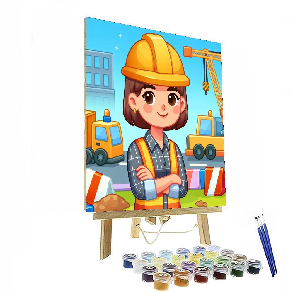 Construction Crew Fun Paint By Color