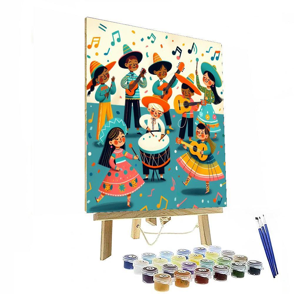 Rhythmic Dance Party Paint By Numbers Kits