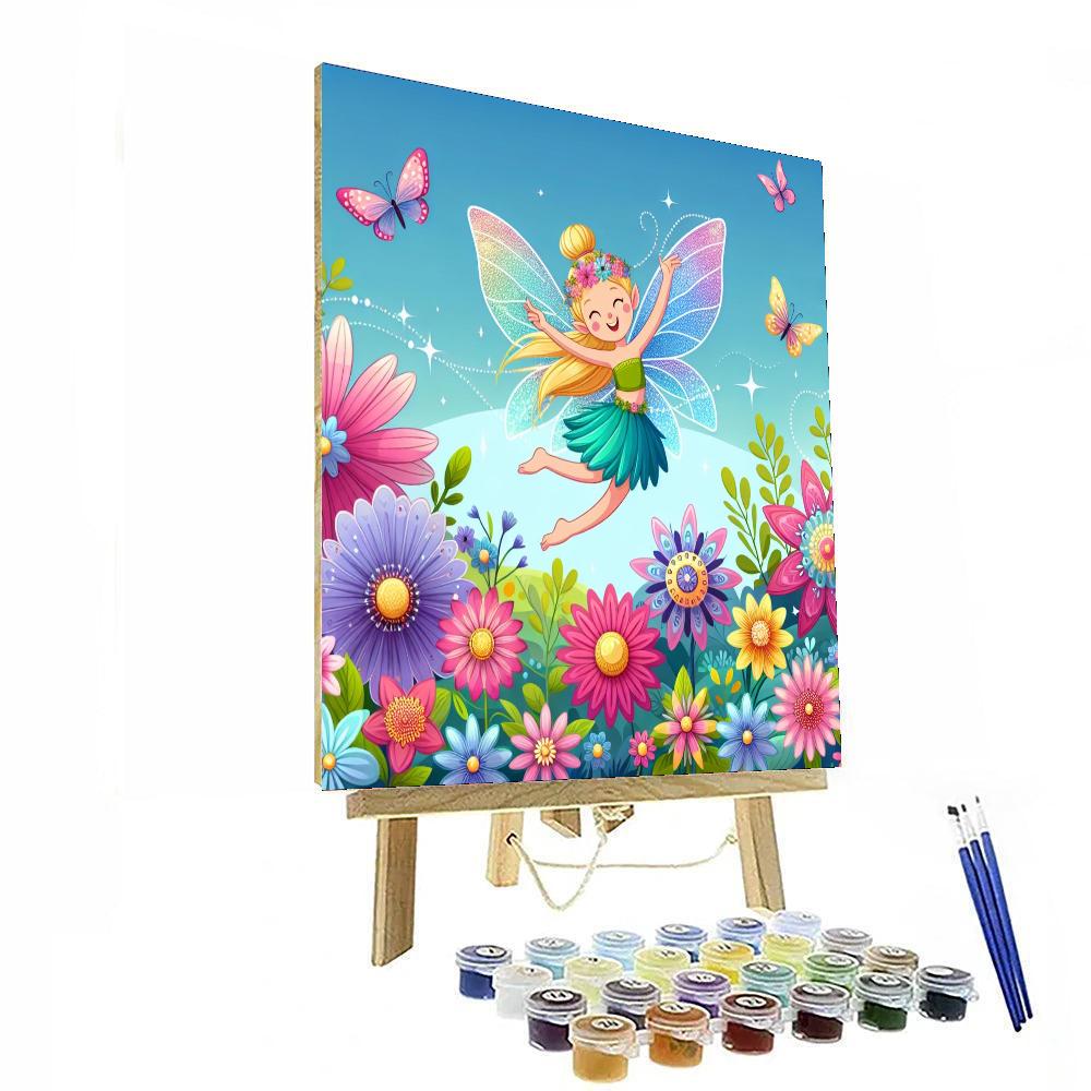 Fairy's Flower Fiesta Number Painting