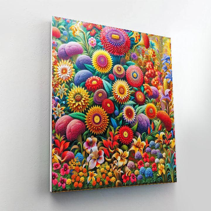 Vibrant Flora Symphony Paint By Numbers Kits