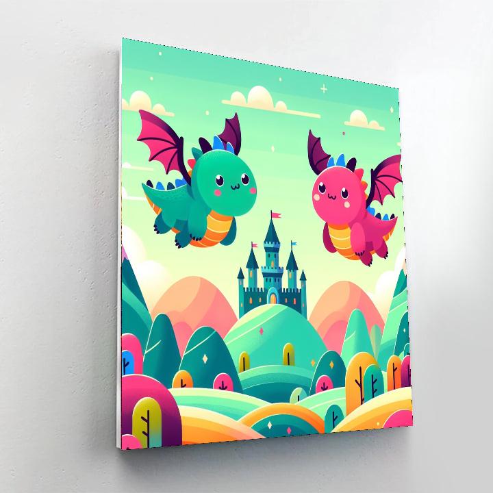 Adventures With Dragons Paint By Numbers Kits