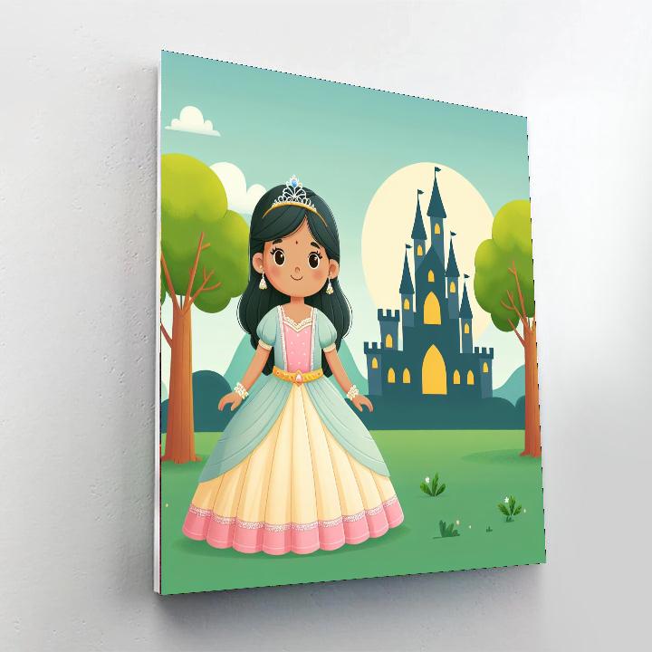 Fairytale Princess Realm Paint By Numbers