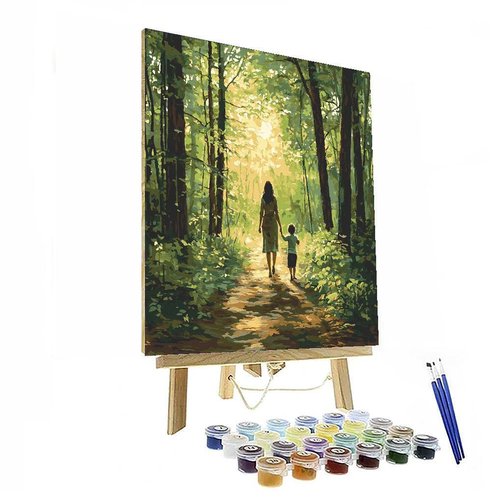 A Mother’s Guiding Light Paint By Color