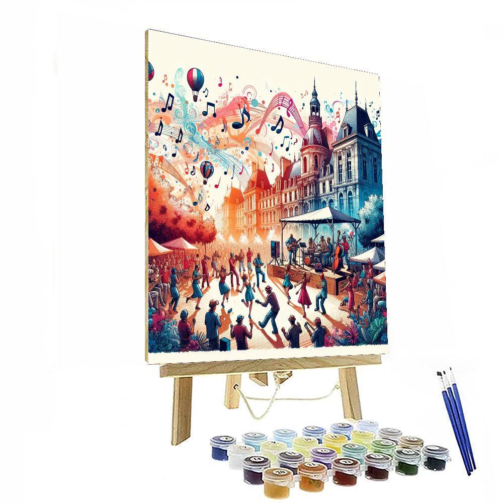 Fiesta De La Musica - France Paint By Numbers Art