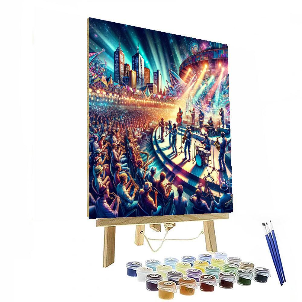 Melbourne International Jazz Festival - Australia Paint By Color
