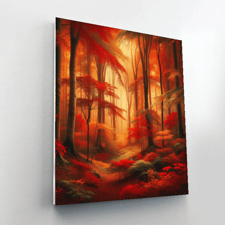 Mystical Autumn Woods Paint By Numbers Art