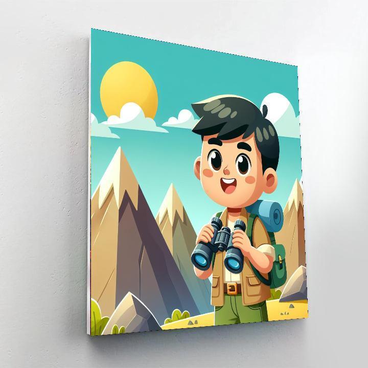 Adventurous Little Explorer Paint By Number