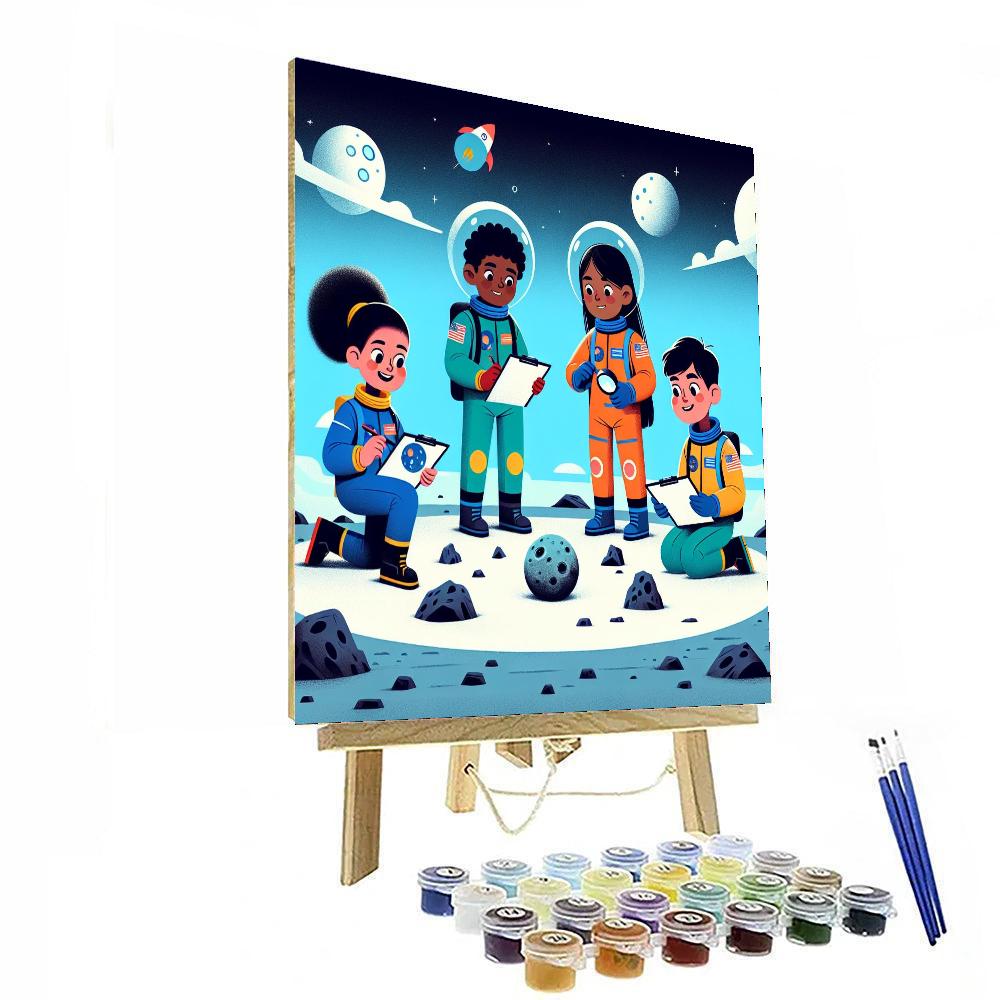 Lunar Lunar Exploration Numbered Painting Kits