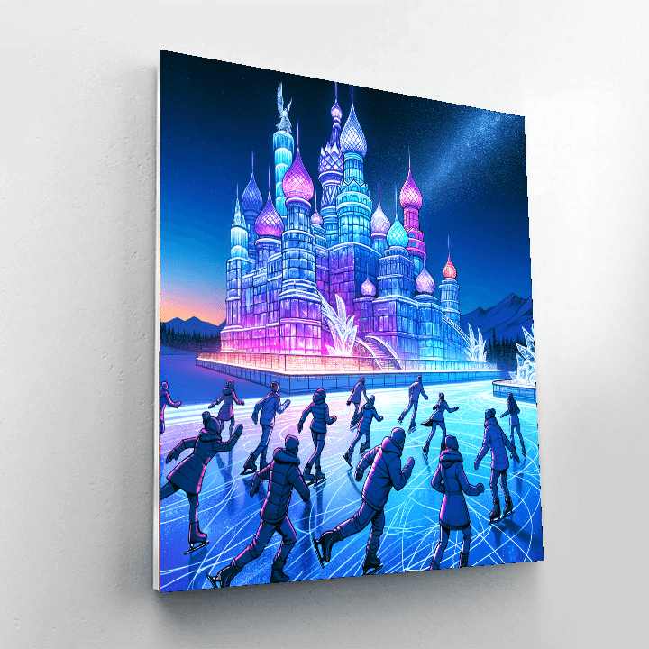 Harbin Ice Festival - Harbin Painting By Numbers Kit