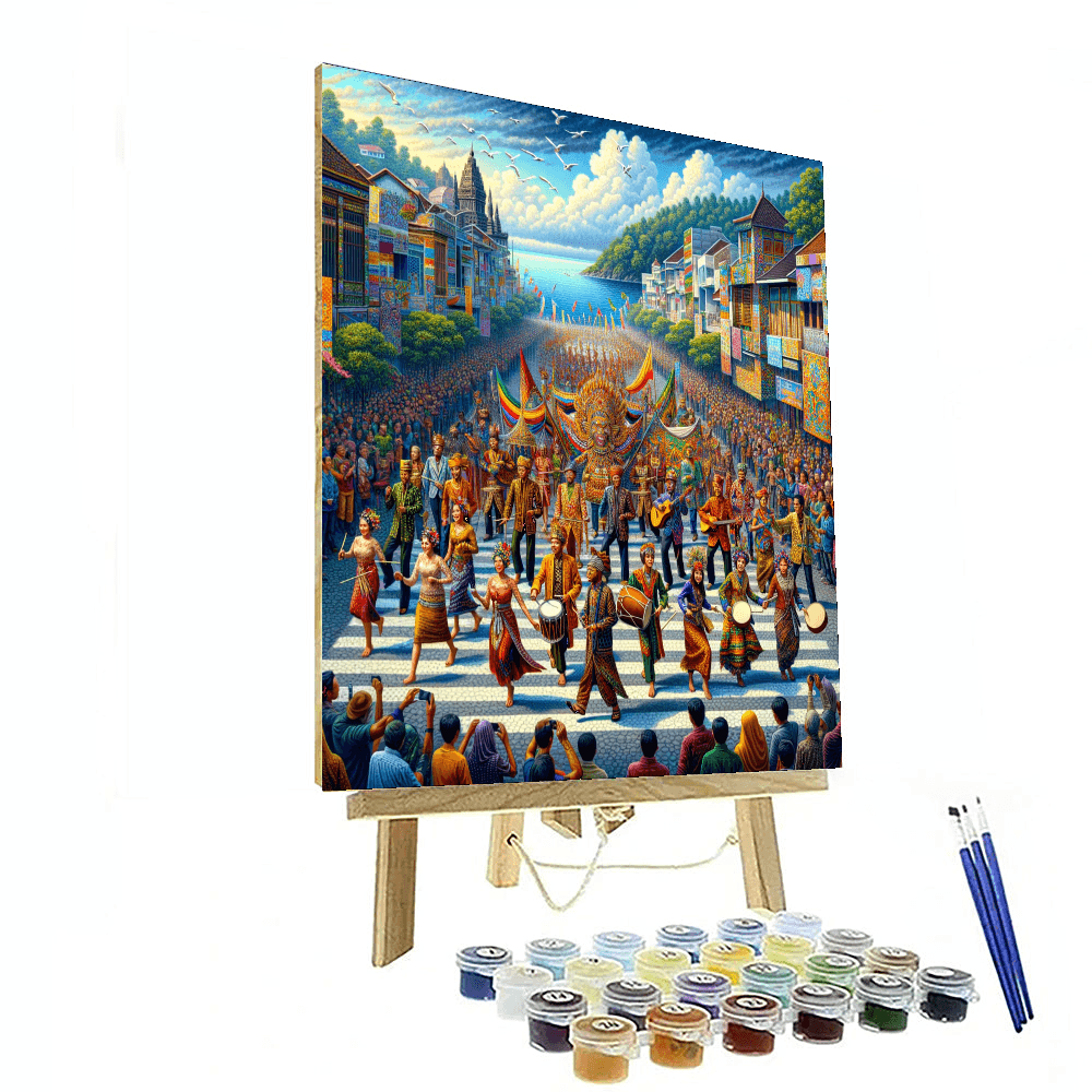 Karnival Di Ambon DIY Paint By Numbers