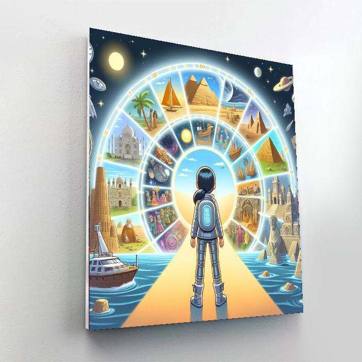 Time Traveler's Quest Paint By Color