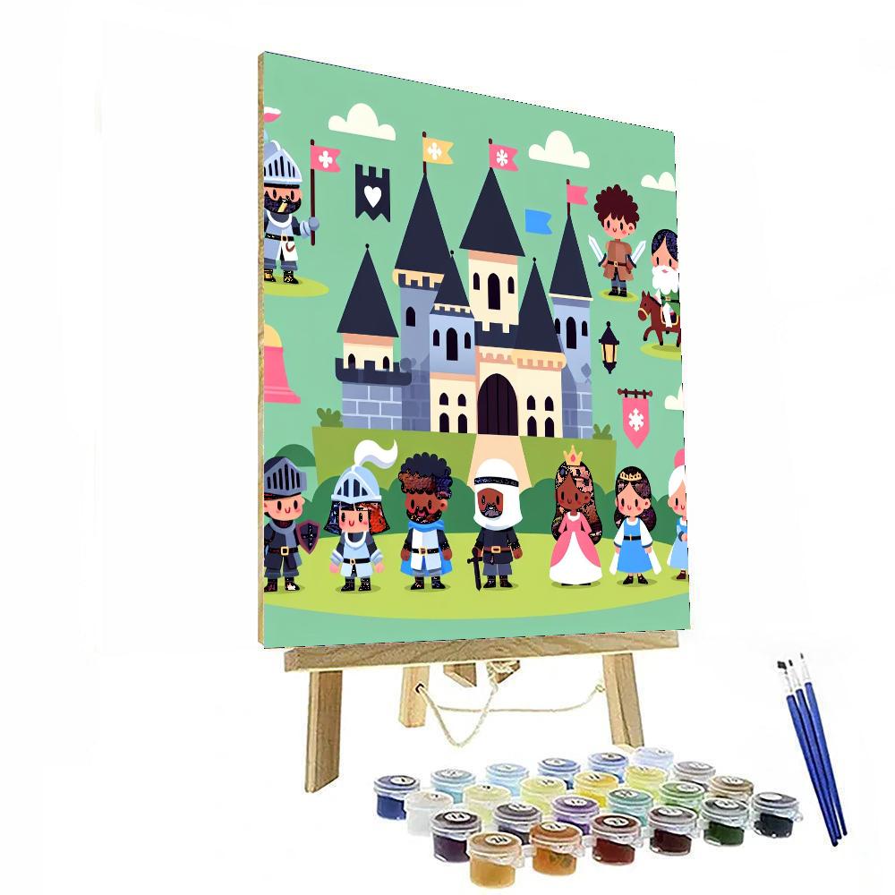 Historic Castle Conquest Number Painting