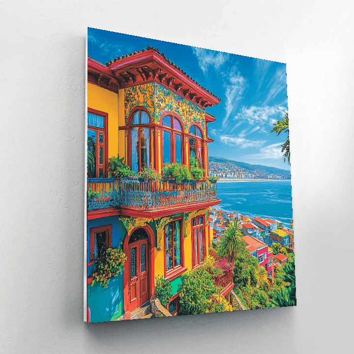 Pablo Neruda's House Numbered Painting Kits