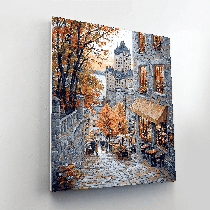 Old Quebec - Quebec City Paint By Numbers Kits