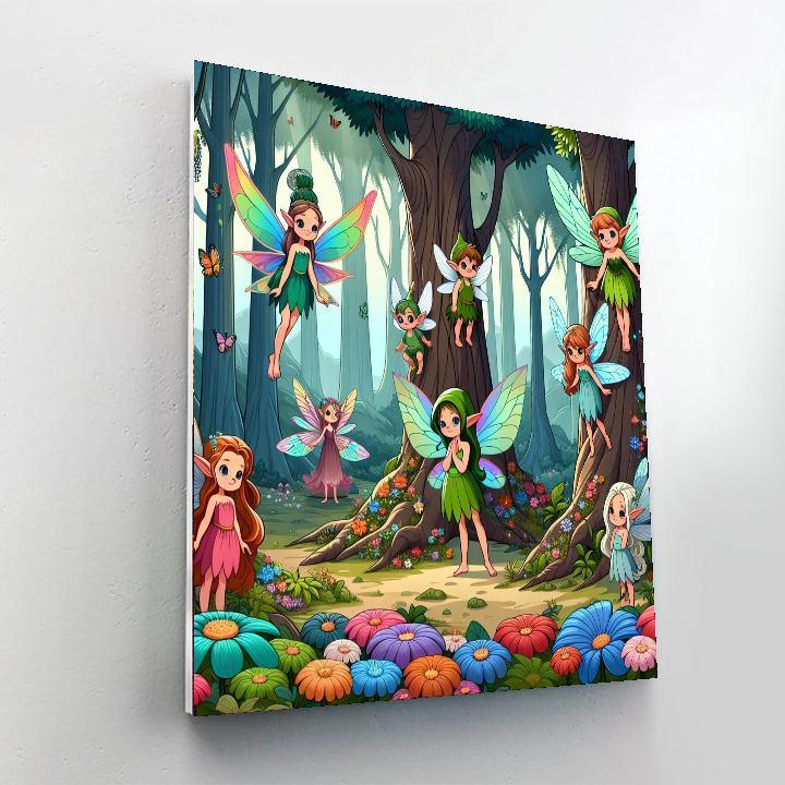 Mystical Fairy Woodland Paint By Number
