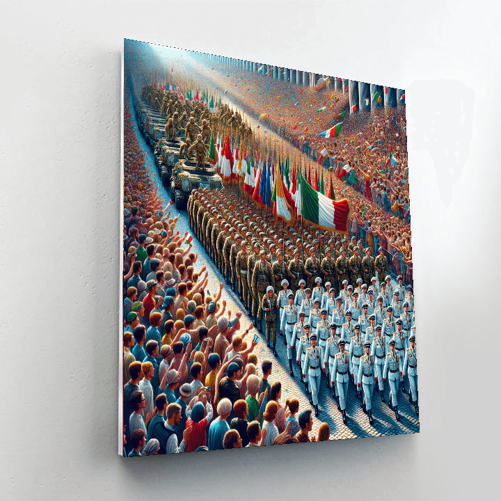 Festa Della Repubblica Number Painting