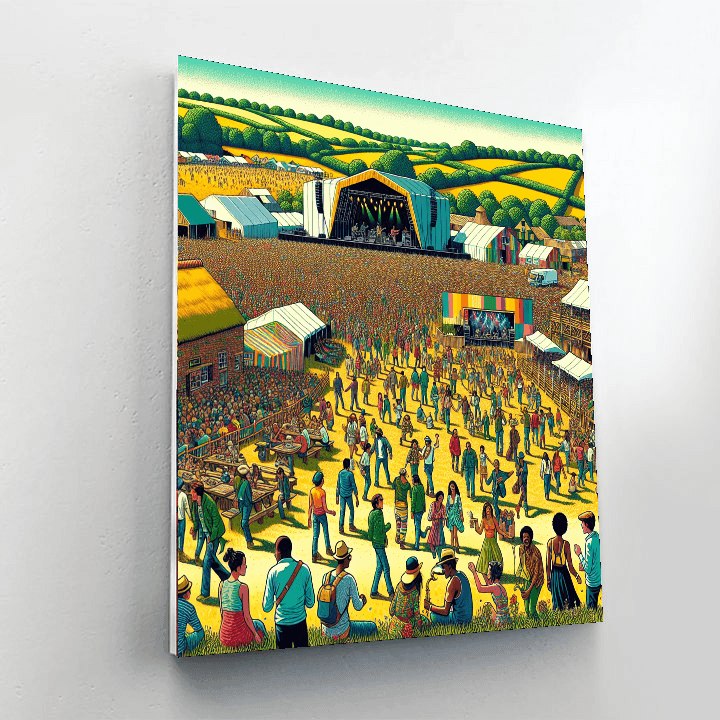 Bonnaroo - Usa Number Painting