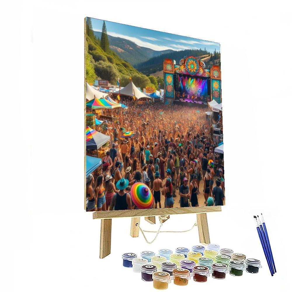 Sierra Nevada World Music Festival DIY Paint By Numbers