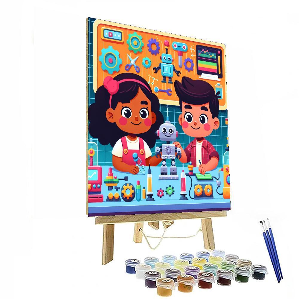 Robot Invention Lab Paint By Number