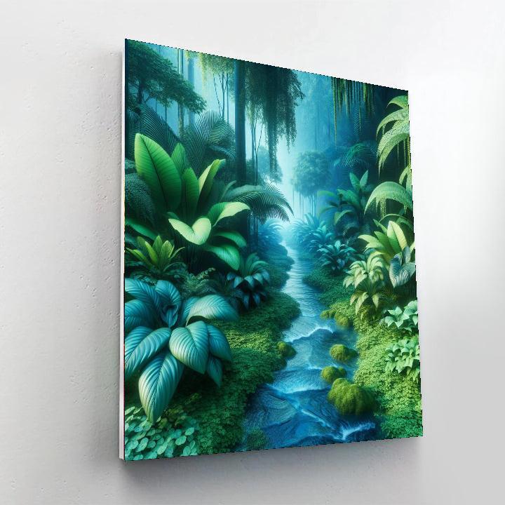 Ethereal Jungle Oasis Numbered Painting Kits