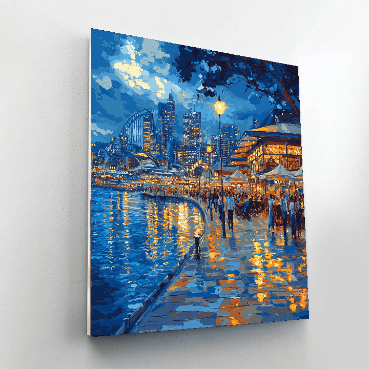 Darling Harbour - Sydney Painting Number Kit