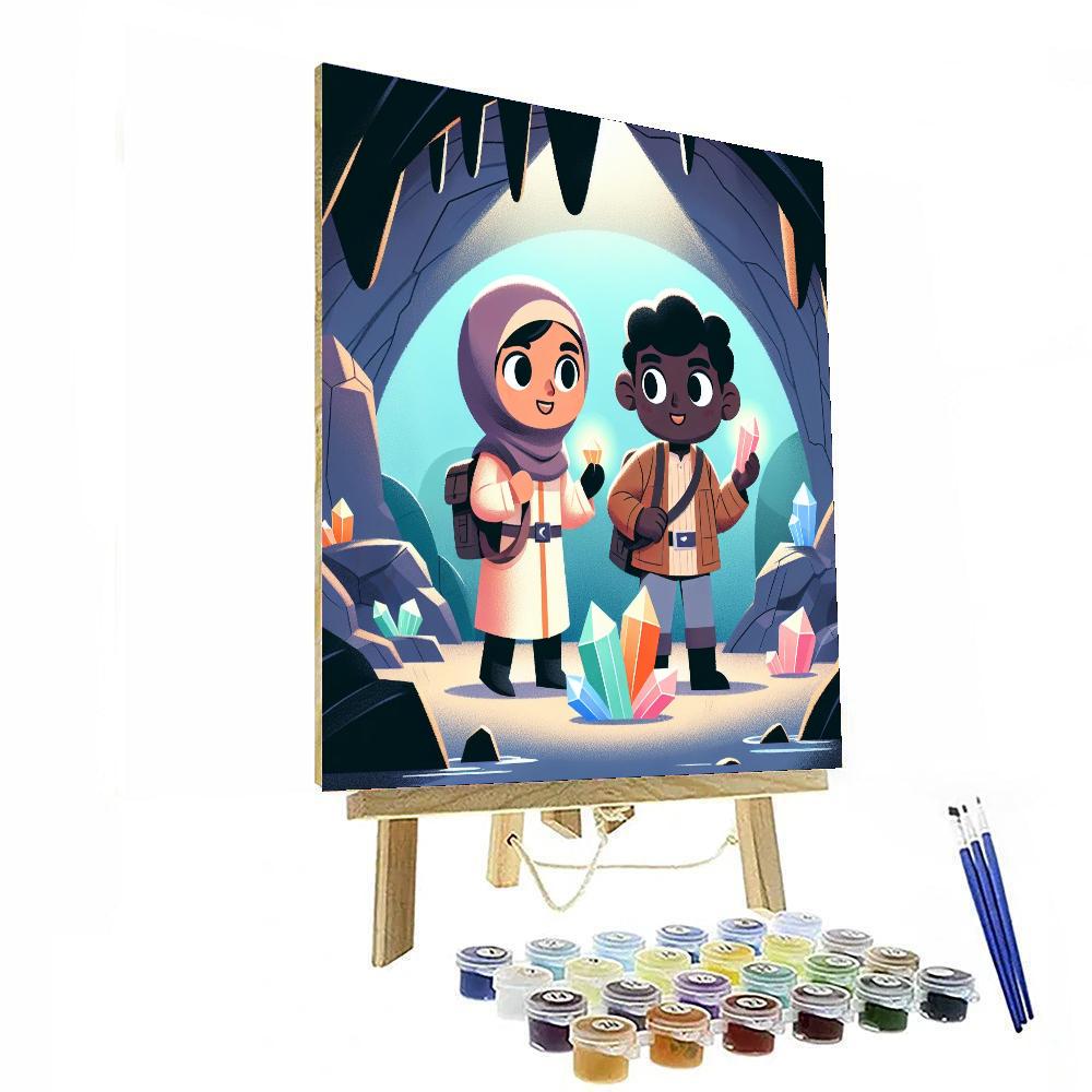 Crystal Cavern Quest Paint By Color