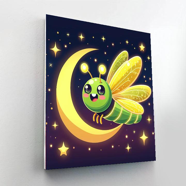 Fun Firefly Paint By Numbers Art