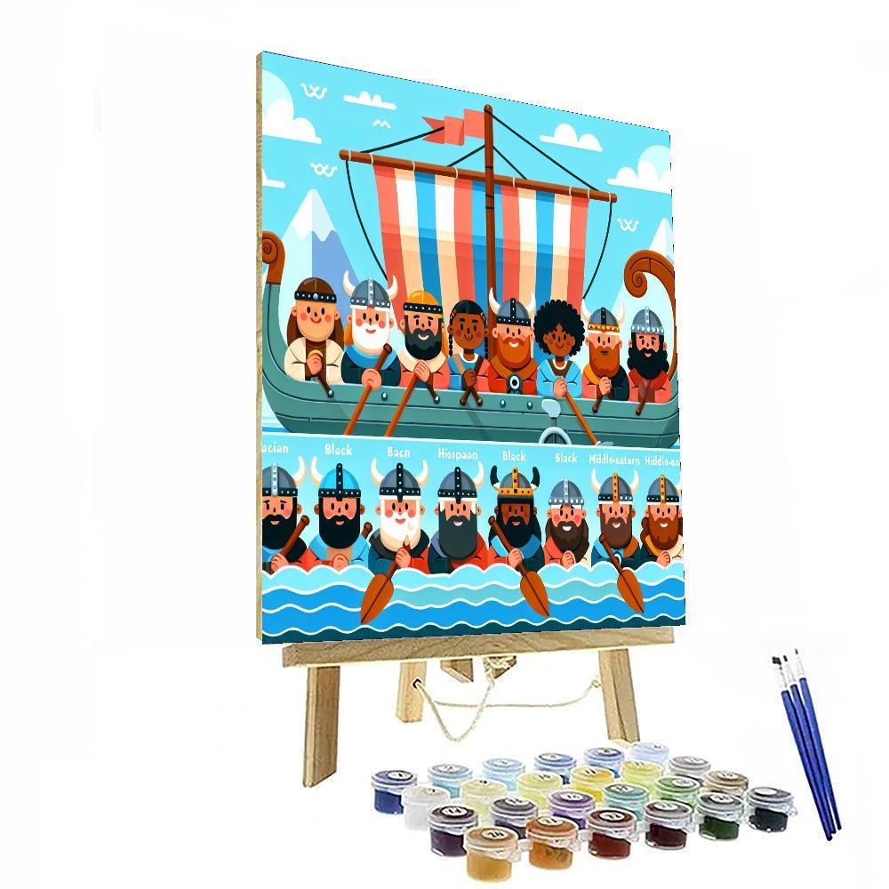 Viking Voyage Discovery Paint By Numbers Kits