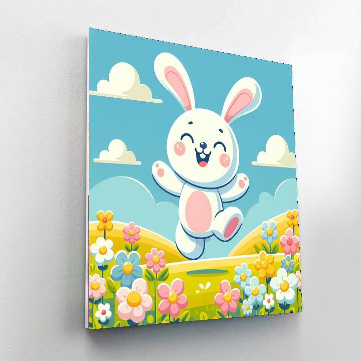 Giggles The Rabbit DIY Paint By Numbers