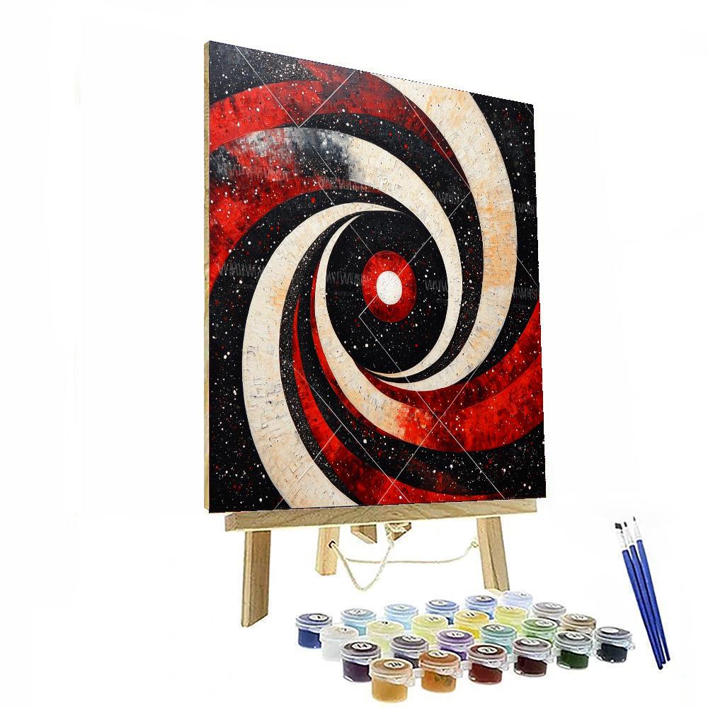 Kazimir Malevich Inspired Cosmic Abstraction  Paint By Color