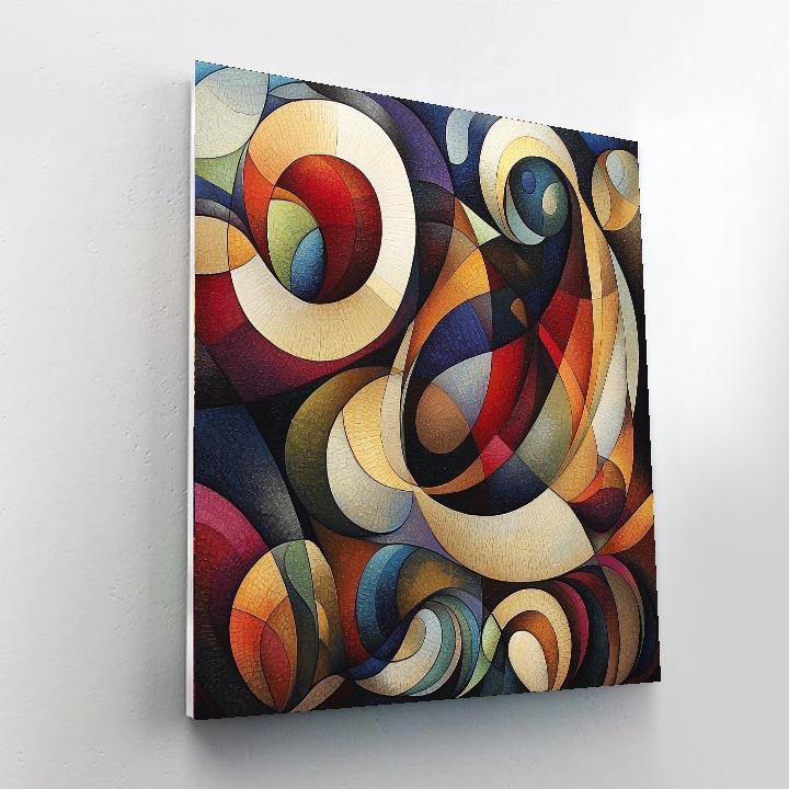 Paul Klee Inspired Harmonic Whispers  Paint By Numbers Art