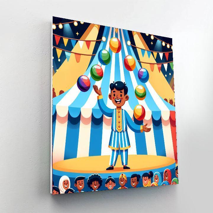 Circus Wonders Paint By Numbers Art