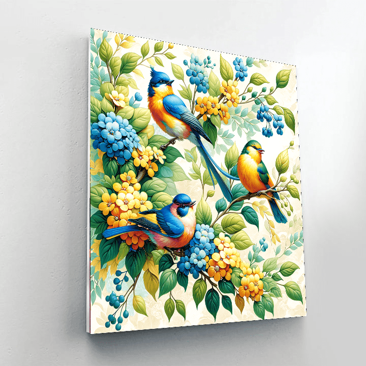 Melodic Birdsong Painting By Numbers Kit
