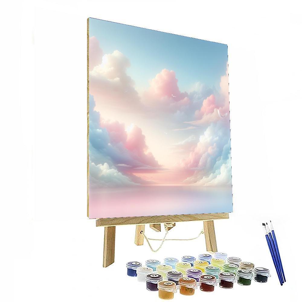 Ethereal Cloud Dreams Number Painting