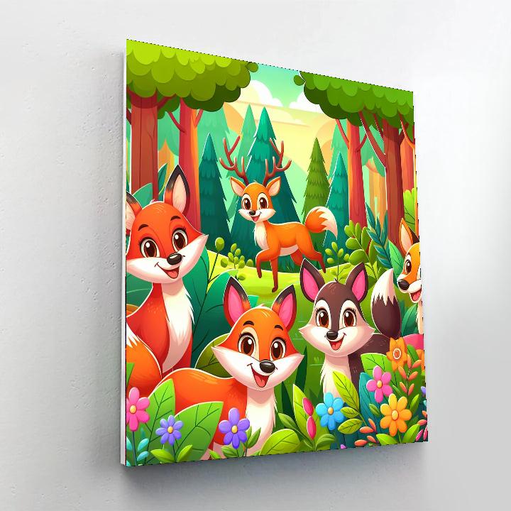 Explorers Of The Forest Paint By Numbers Art