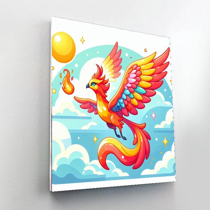 Magical Phoenix Paint By Numbers