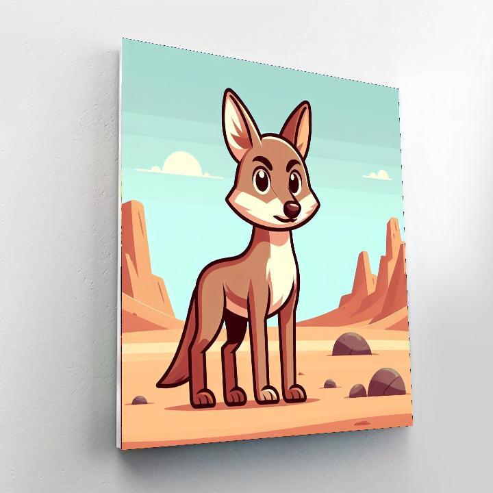 Clever Coyote Numbered Painting Kits