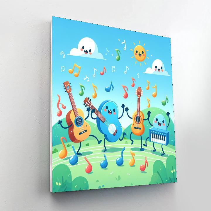 Wonderland Of Musical Dreams Paint By Numbers Kits